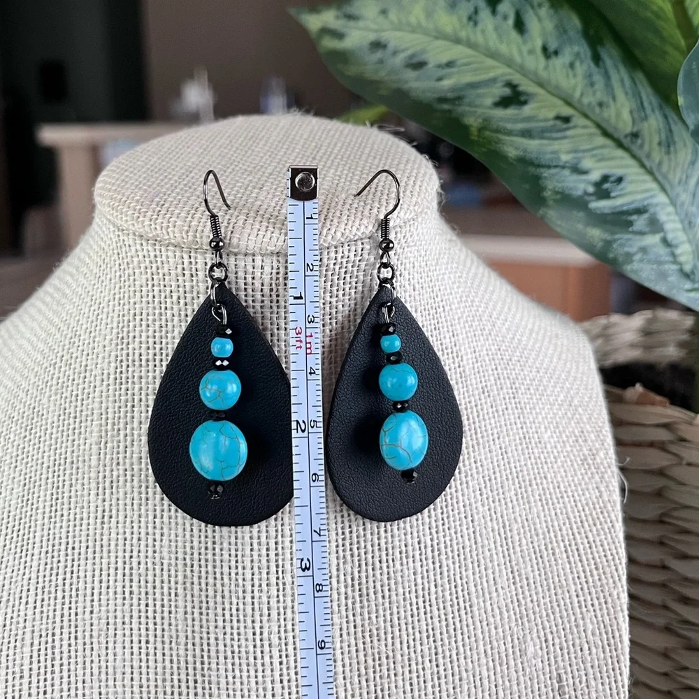 🖤💙Handmade Earrings 💙🖤 - Picture 12 of 12